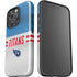 NFL Tennessee Titans White Striped iPhone 16 Pro Impact Case
